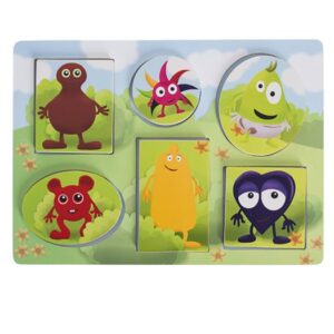 Babblarna pussel, tittutpussel 6 figurer 1-3 år