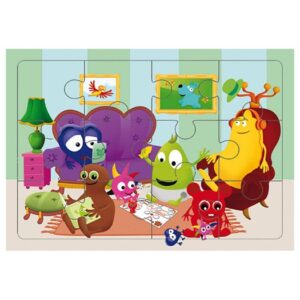 Babblarna pussel vardagsrum, 12 bitar