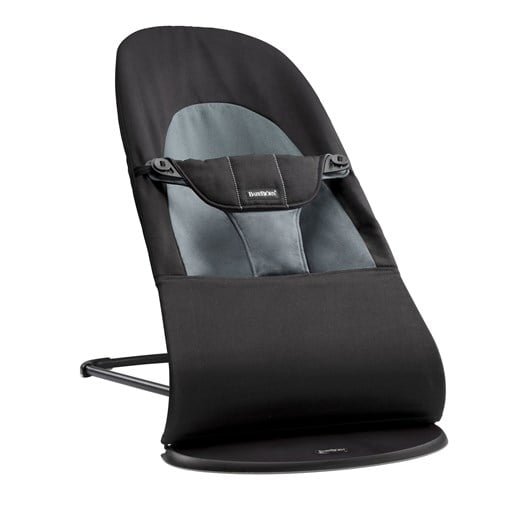 Babybjörn Balance Soft bomull, svart/grå, Svart/grå