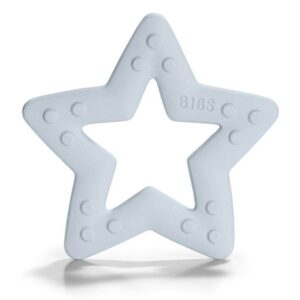 BIBS bitleksak stjärna, baby blå