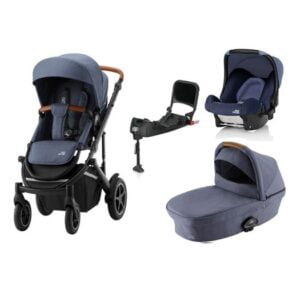 Britax Smile 3 duovagn + Baby-Safe babyskydd + isofix-bas