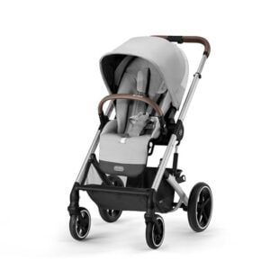 Cybex Balios S Lux sittvagn 2023, lava grey/silvrigt chassi