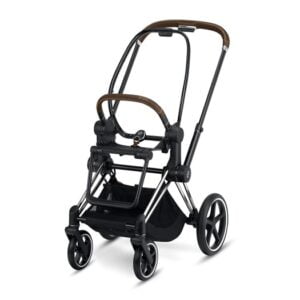 Cybex Priam chassi & sittdelsbas 2022, chrome/brown