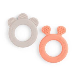 Done by Deer bitring Deer friends 2-pack, sand/korall