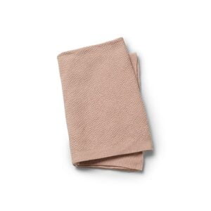 Elodie Details mosstickad filt, powder pink