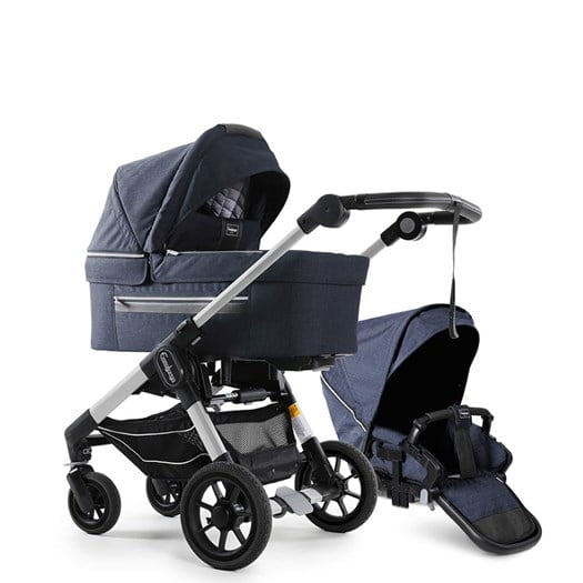 Emmaljunga NXT60 Flat duovagn 2023, lounge navy