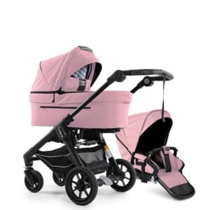 Emmaljunga NXT60 Flat duovagn 2023, sporty pink