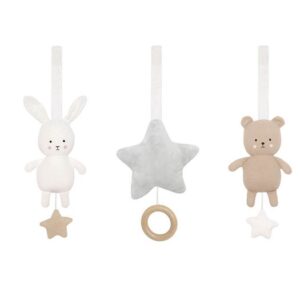 Jabadabado babygymfigurer, teddy & bunny