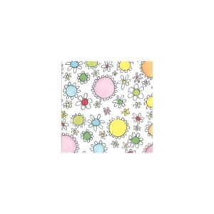 Kort ""Blommor"" 55X55mm av Lena Lindahl