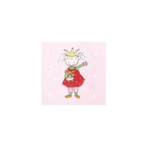 Kort ""Prinsessa"" 55X55mm av Lena Lindahl