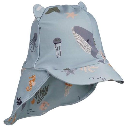 Liewood solhatt Senia stl 9-12 mån, sea creature mix, 9-12 år