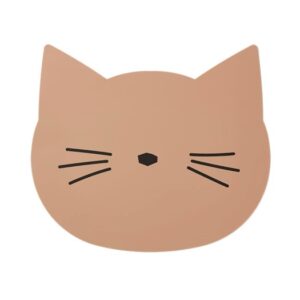 Liewood underlägg silikon Aura, cat dark rose