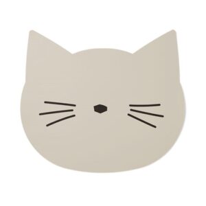 Liewood underlägg silikon Aura, cat sandy