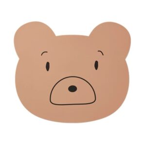 Liewood underlägg silikon Aura, Mr Bear tuscany rose