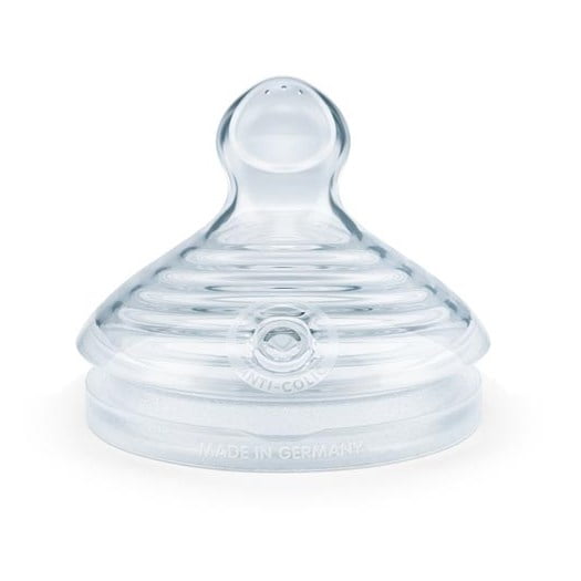NUK dinapp Nature Sense silikon 2-pack, stl M (0-6 mån)