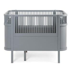 Sebra växasäng baby & jr, classic grey FSC mix