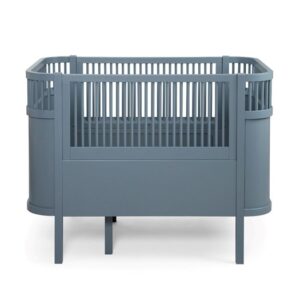 Sebra växasäng baby & jr, forest lake blue