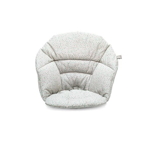 Stokke Clikk matstolsdyna, soft grey spinkles