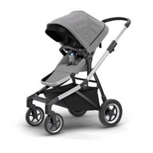 Thule Sleek sittvagn, grey melange/silver chassi